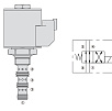 Электромагнитный распределительный клапан 50SD58-40