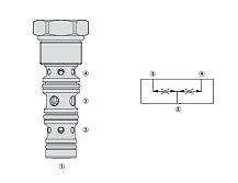 Распределительные / коллекторные клапаны 50F10-45