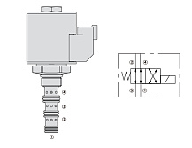 Электромагнитный распределительный клапан 50SD58-40