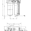 Фильтр сдвоенный PI 3705-015 Q-50l/min, P 200 bar V-50l/min арт.77810328