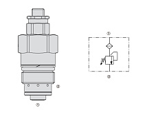 Перепускной клапан HRV0-M16