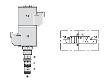 Электромагнитный реверсивный клапан 35SD10-4754B