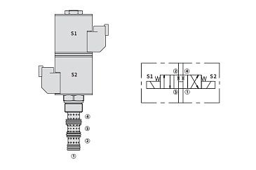 Электромагнитный реверсивный клапан 35SD10-4754B