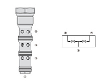 Распределительные / коллекторные клапаны 50F12-45