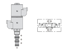 Электромагнитный распределительный клапан 35SD10-47C
