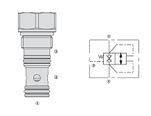 Логические клапаны 50LA10-S38