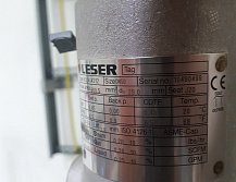 Клапан предохранительный производства LESER DN50 взрывозащита Ex II 2GD c T3м-л AISI 304, 0,49 бар