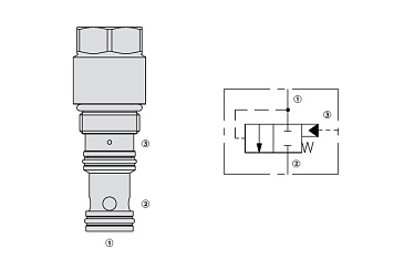 Логические клапаны 50LA10-S35D
