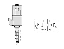 Электромагнитный распределительный клапан 35SD10-58C